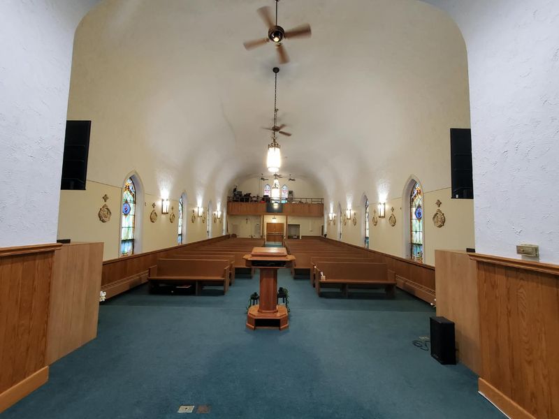 Sanctuary looking toward the pulpit